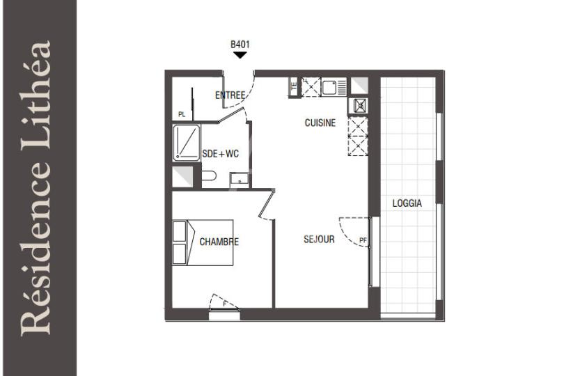Photo n°3 - Acheter un appartement 2 pièces<br/> de 41 m² à Nantes (44100)