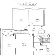 Photo n°10 - Acheter un appartement 4 pièces<br/> de 68 m² à Nantes (44100)